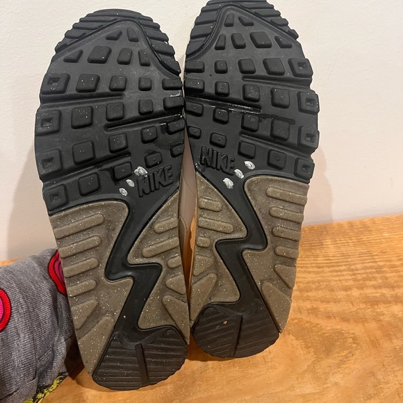 Nike air max 90 SE summit white Neptune green running sneaker shoes Euc sz7.5 - Picture 8 of 9